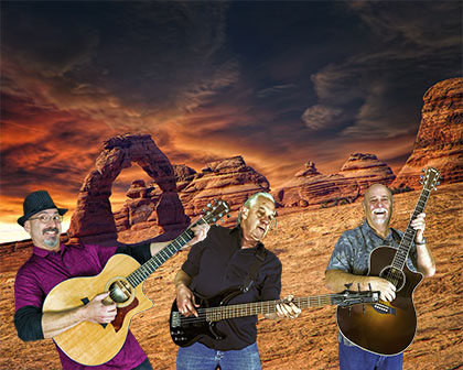Call Us A Cab under a burning sky